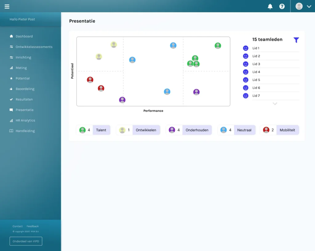 PDC - Talentenmodule